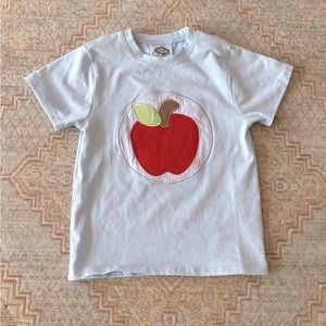 Cecil and Lou apple embroidered top.